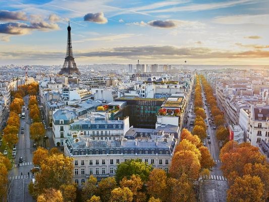 Paris and the Eiffel Tower